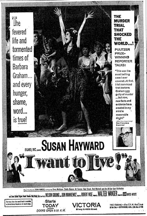 Bill Geerhart On Twitter I Want To Live Starring Susan