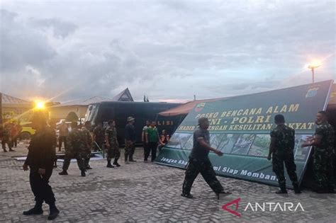 Tanggap Darurat Bencana Alam Pemkab Taput TNI Polri Dirikan Posko