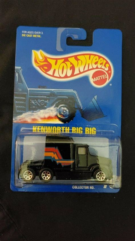 1991 Hot Wheels Kenworth Big Rig 1790 7sp Collector 76 Blue Card Nip 3895536155