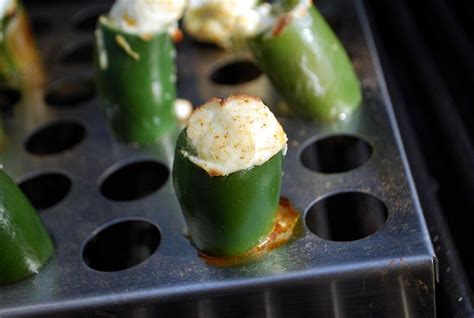 Partially Cooked Grilled Stuffed Jalapenos Grilled Jalapeno Poppers