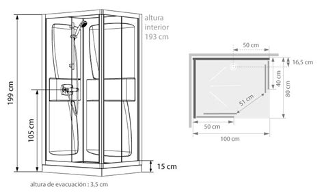 Cabina De Ducha Kineprime 100 X 80 Grandform