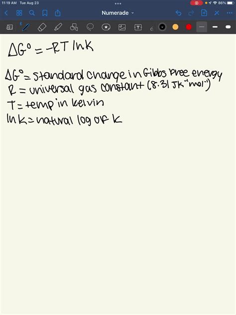 SOLVED For A Certain Chemical Reaction The Standard Gibbs Free Energy