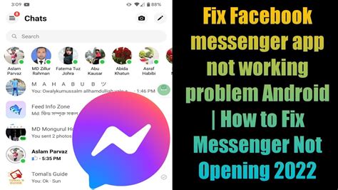 Fix Facebook Messenger App Not Working Problem Android How To Fix