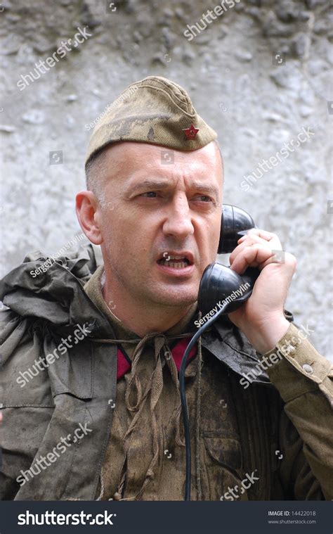 Red Army Soldier. Ww2 Reenacting Stock Photo 14422018 : Shutterstock