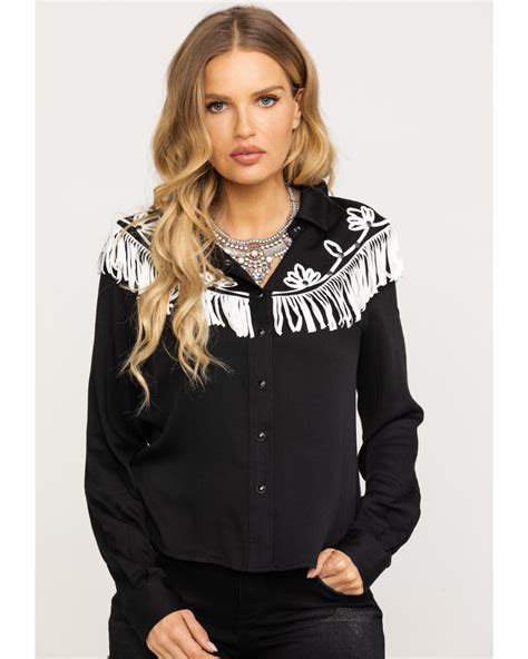 Idyllwind Womens Fringe Western Shirt In 2021 Western Shirts Fringe Shirt Fashion