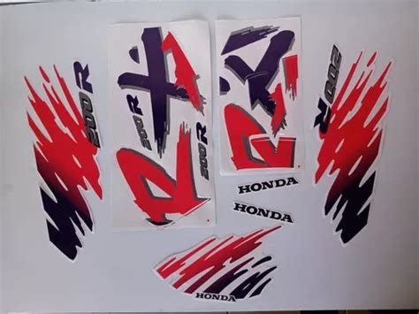 Kit Adesivo Jogo Faixas Moto Honda Xr 200 1994 Branca Parcelamento