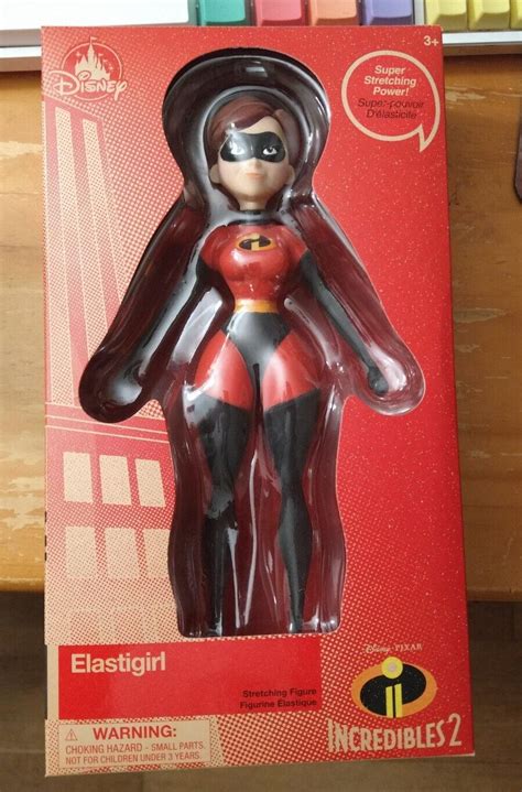 Nib Disney Store Pixar Incredibles 2 Stretch Elastigirl Stretching