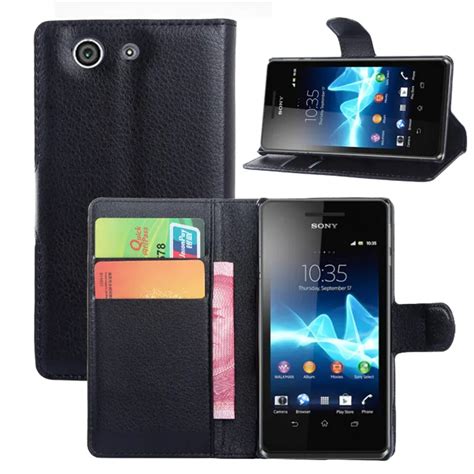 Flip Capa De Couro Para Sony Xperia Z3 Compacto Z3 Mini M55w D5803