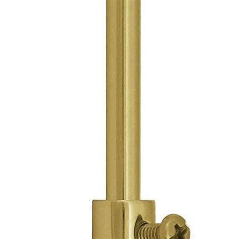 Shower Curtain Rod Ceiling Support Polished Brass Walmart