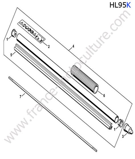 Vue éclatée Et Pièces Détachées Tube Pour Hl95k Stihl France Motoculture
