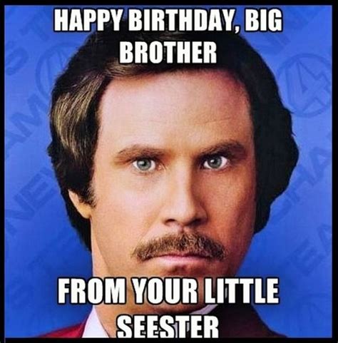 Funny Birthday Memes For Brother - BIRTHDAY HJW