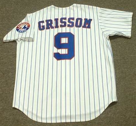 Marquis Grissom Montreal Expos 1994 Home Baseball Throwback Jersey, Baseball Stitched Jersey ...