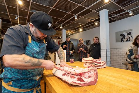 modern butcher serves  local meat  creative flavors