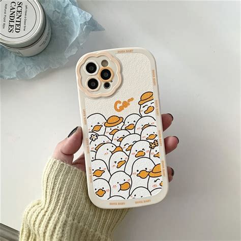 Cute Duck Phone Casesimple Phone Case For Iphone X Iphone Etsy Uk