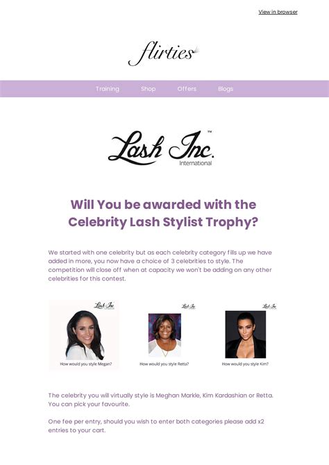 Are You Ready To Become A Celebrity Lash Stylist Flirties