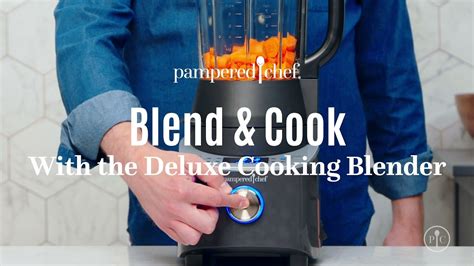 Blend Cook With The Deluxe Cooking Blender Youtube