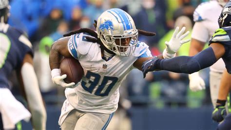 Lions Rb Jamaal Williams Scores Against Seahawks For First Td Since