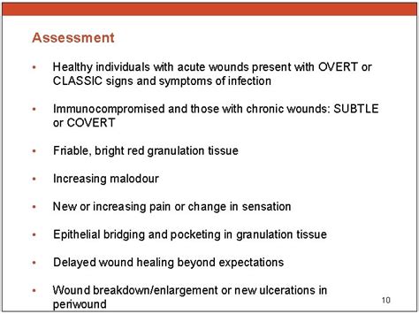 Wound Infections The Basics Overview Wound Infection Continuum