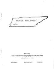 family findings index midwest tennessee genealogical society
