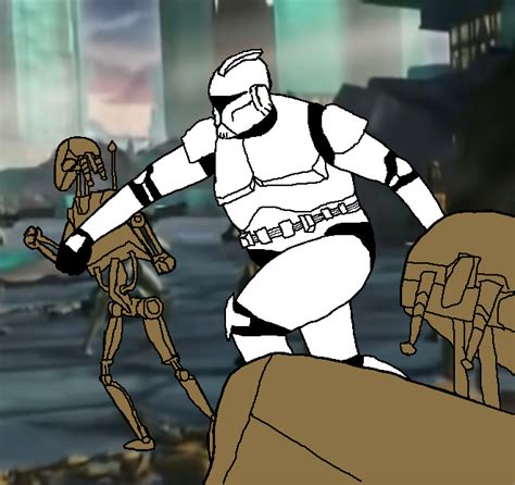 Clone Trooper Punching Droid Lev Punch Edits Know Your Meme