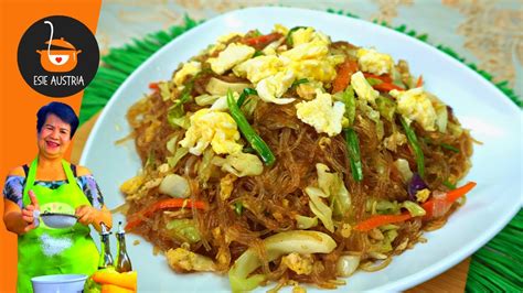 Sotanghon Guisado With Egg No Meat Sotanghon Guisado Pancit Recipe