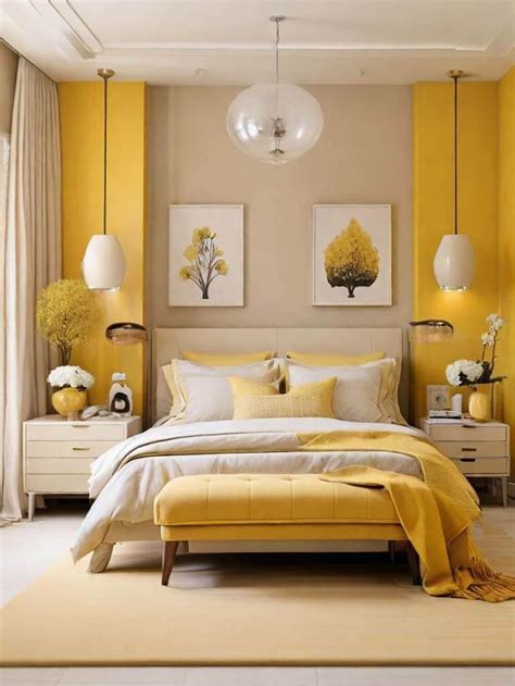 The Power Of Yellow Modern Yellow Bedroom Decor Ideas In