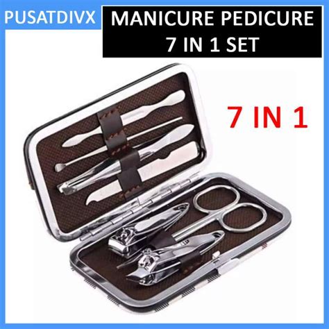 Jual Pusatdivx Manicure Pedicure 7 In 1 Set Gunting Kuku Kit Alat