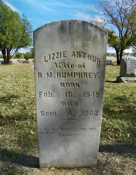 Lizzie Arthur Humphrey Find A Grave Memorial