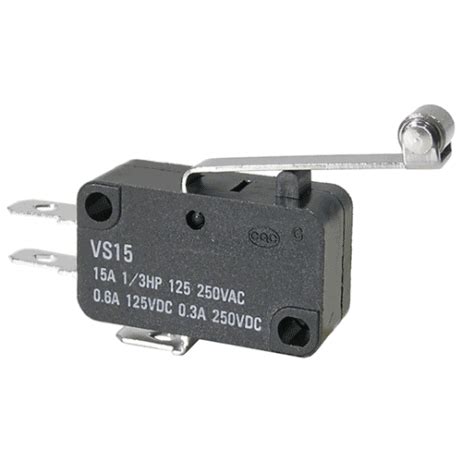 VS15 Micro Switch With Roller Lever 15A 1 3HP 125 250VAC HardCore