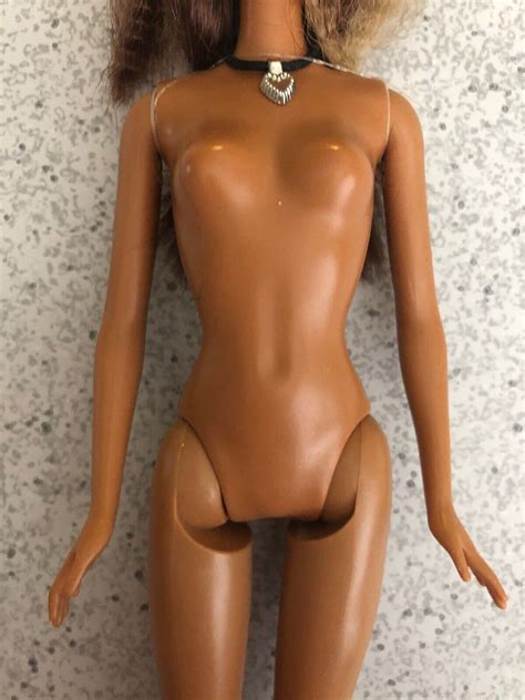 TERESA BARBIE B2 Fashion Fever Body CALI TAN W CRIMPED HAIR NUDE 4