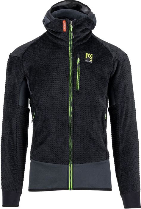 K Performance H Loft Fleecejacke Mit Kapuze Schwarz Herren Karpos