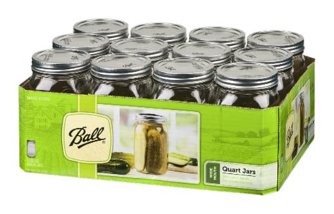 Ball® Wide Mouth Quart Jar Clear 32 Oz Kroger