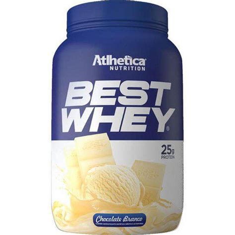 Best Whey 900G Chocolate Branco Atlhetica Nutrition em Promoção na