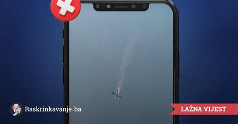 Raskrinkavanje Video iz juna ne prikazuje avionsku nesreću u kojoj je