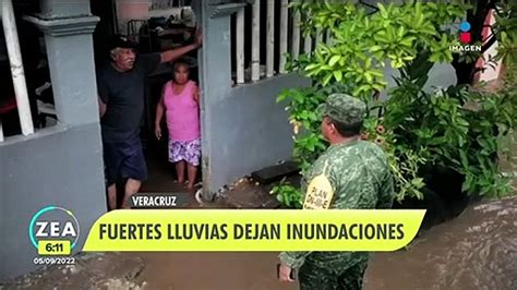 Fuertes lluvias en Veracruz dejan inundaciones Vídeo Dailymotion