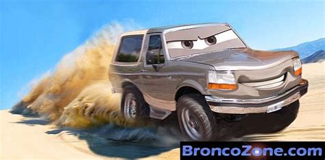 Bronco cartoon "cars" - Member's Gallery - 66-96 Ford Broncos - Early & Full Size