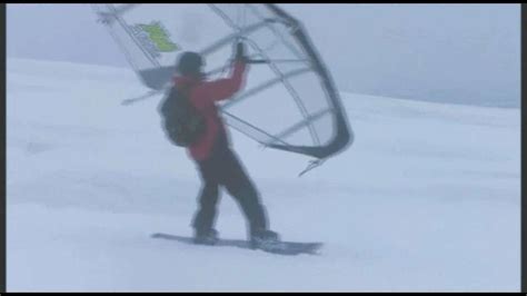 Kitewing Snow Kiting Youtube