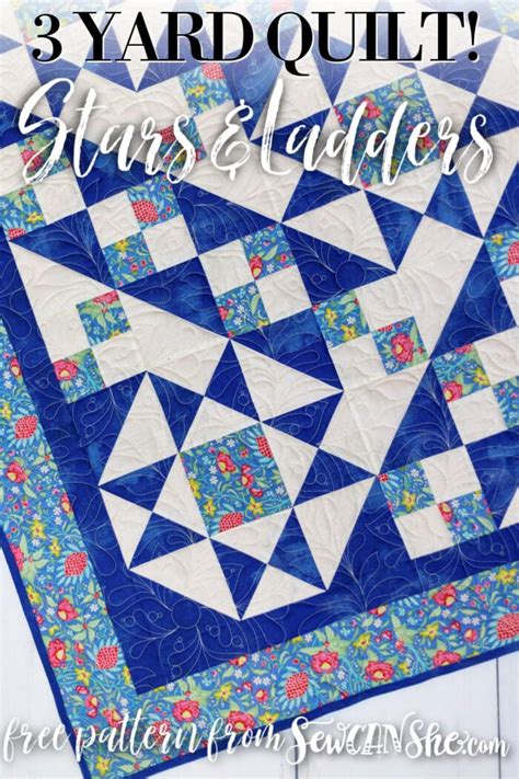 Free Yard Quilt Pattern Stars And Ladders