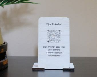 Personalized Qr Code Display For Trade Fairs And Expos Booth Etsy