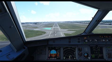 Microsoft Flight Simulator Landing The Fenix A320 At Brussels Airport