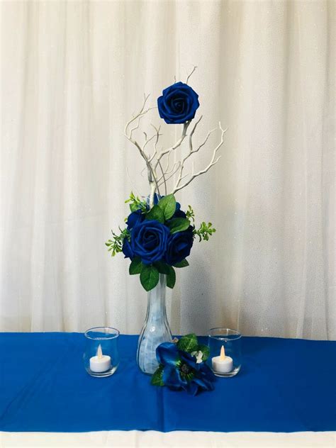 Quinceanera Centerpieces Royal Blue