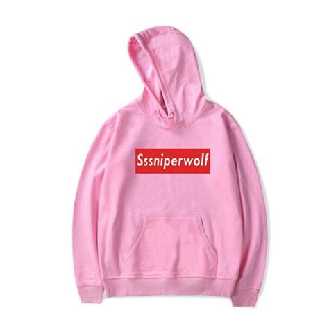 Sssniperwolf Hoodies Streetwear Pullover Hooded Hoodie Sssniperwolf