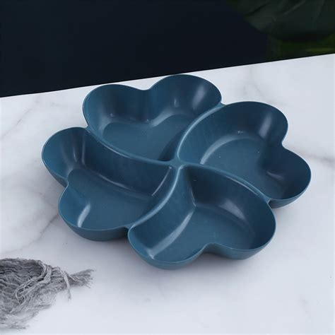 Yyeselk Snack Storage Box Flower Shape Snack Serving Tray Snacks