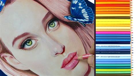 How To Draw Skin With Colored Pencils Drawing Tutorial Youtube