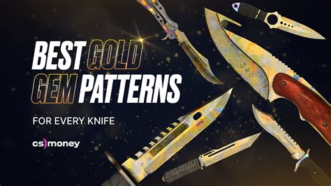 Best Gold Gem Patterns for Every Knife - CS.MONEY BLOG