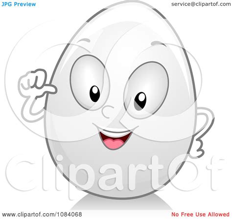 Clipart Happy Egg Character - Royalty Free Vector Illustration by BNP ...