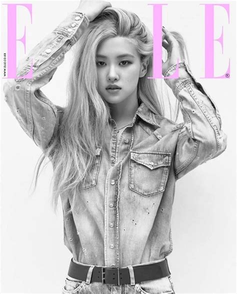 Rosé Becomes The Final Solo Blackpink Member To Make The Cover Of Elle