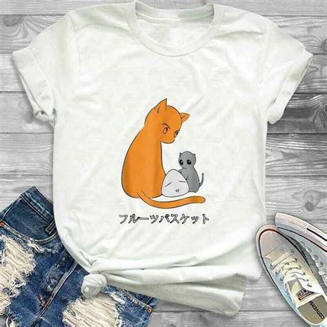 Fruits Basket Kyo Yuki Onigiri Cat Unisex T Shirt