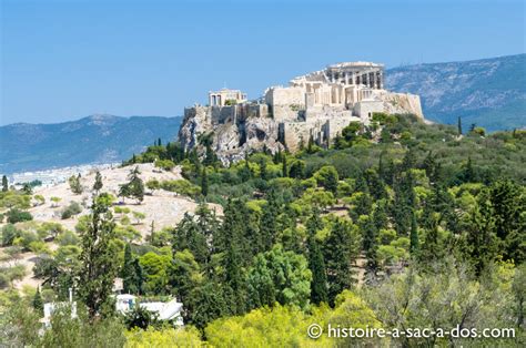 Athènes Histoire De Lacropole Et Du Parthénon Histoire à Sac à Dos