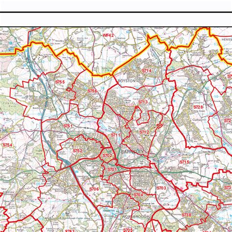 Sheffield - S - Postcodes GIF Image (G7) : XYZ Maps